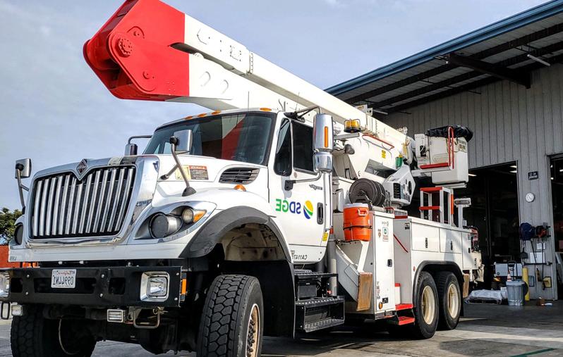 image of bucket truck